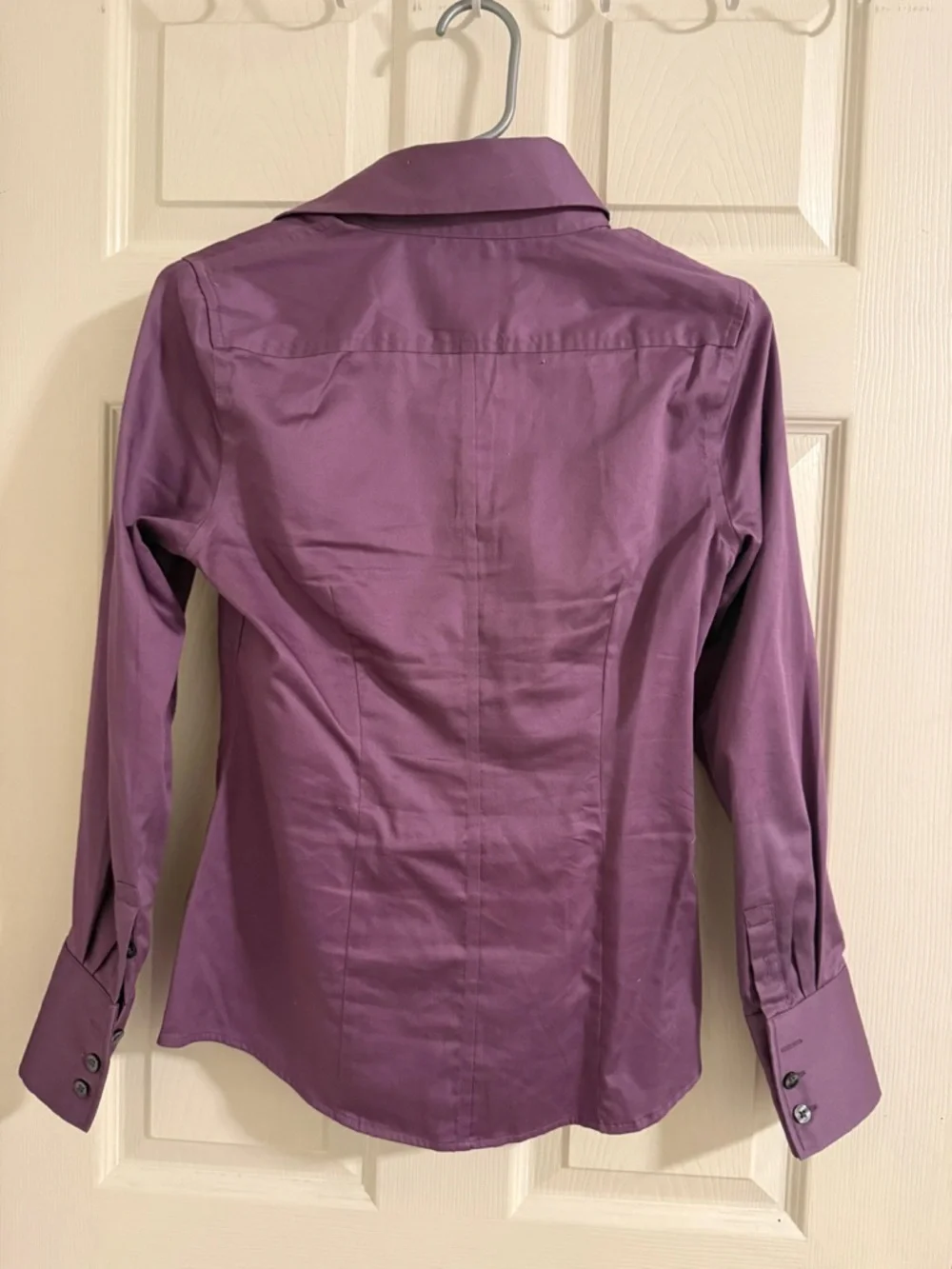 Banana Republic Plum Button-Front Shirt - Picture 3 of 4